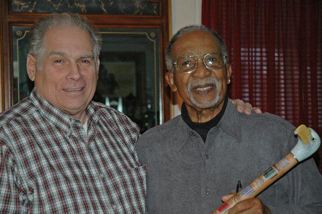 Army PVT Earl Burnette Teachey. Presented by Pat Paraggio of HVWC. Cane carved by Hal Weisel of HVWC.